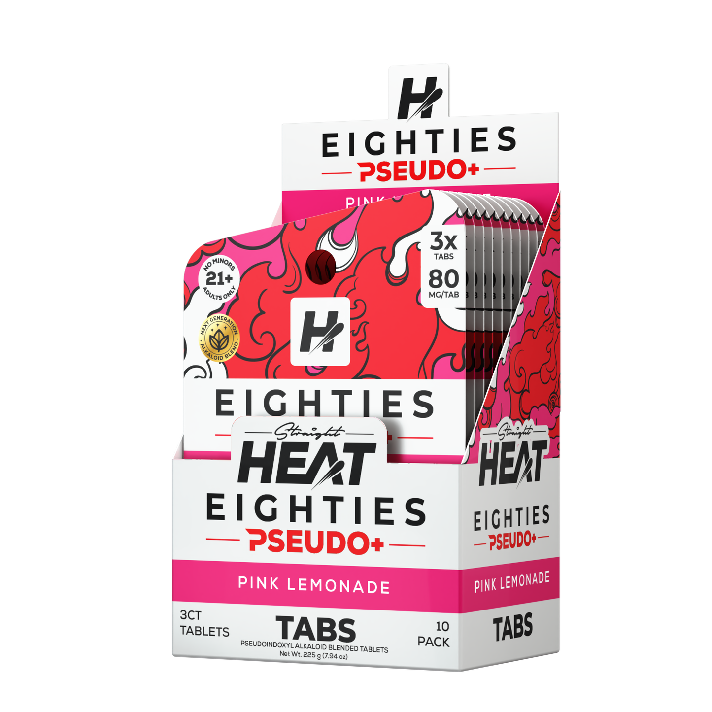 [B2B] EIGHTIES TABS - PSEUDO PLUS - 3CT DISPLAY (10 Units)
