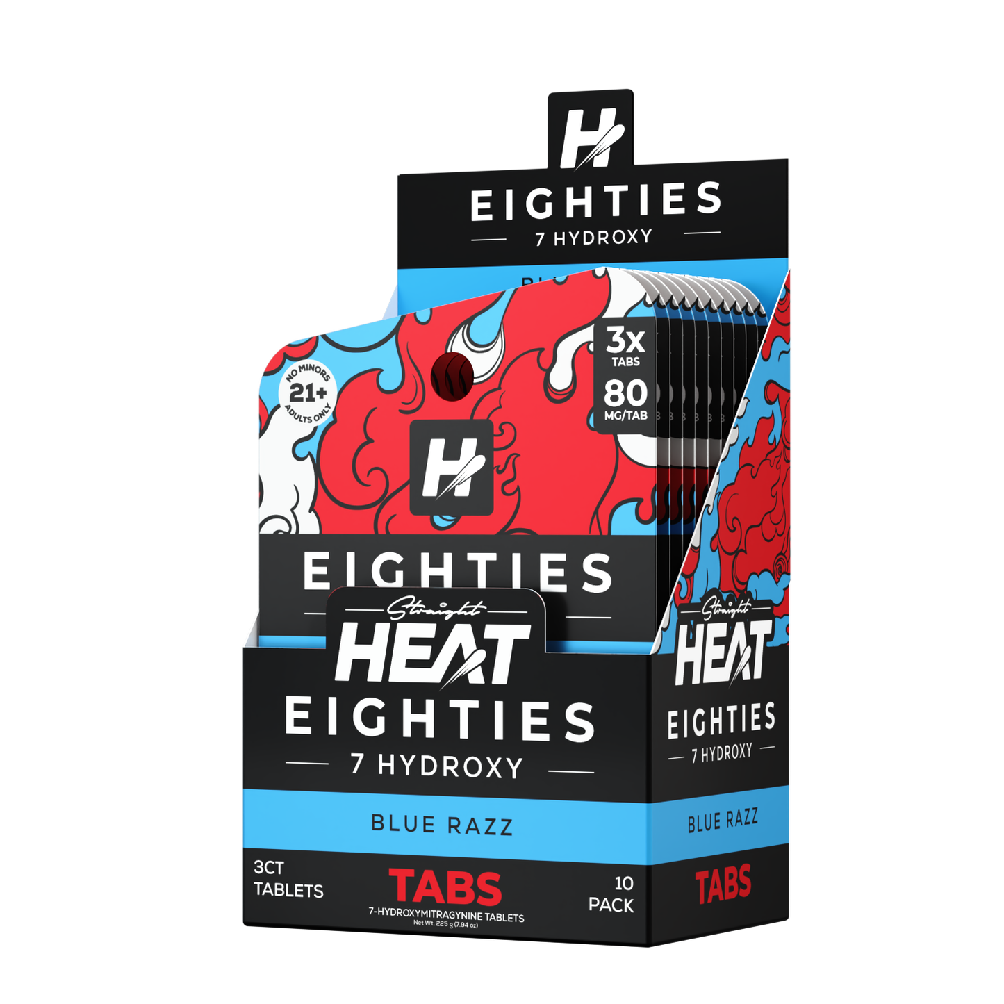 [B2B] EIGHTIES TABS - 7 HYDROXY - 3CT DISPLAY (10 Units)