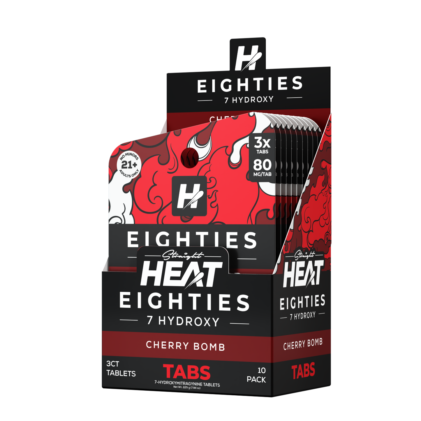 [B2B] EIGHTIES TABS - 7 HYDROXY - 3CT DISPLAY (10 Units)