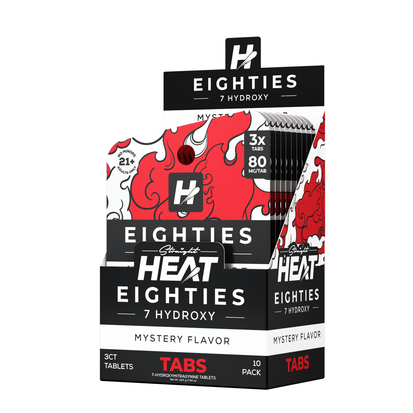 [B2B] EIGHTIES TABS - 7 HYDROXY - 3CT DISPLAY (10 Units)
