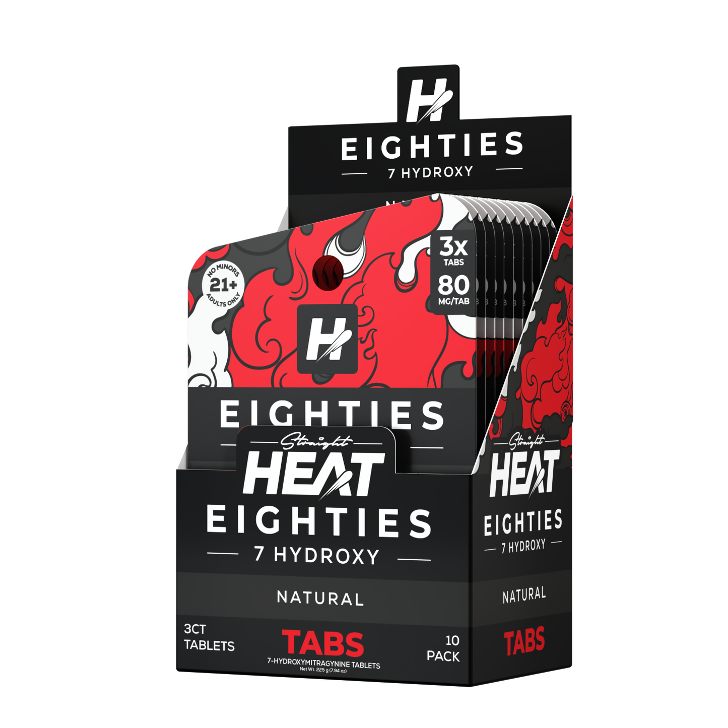 [B2B] EIGHTIES TABS - 7 HYDROXY - 3CT DISPLAY (10 Units)