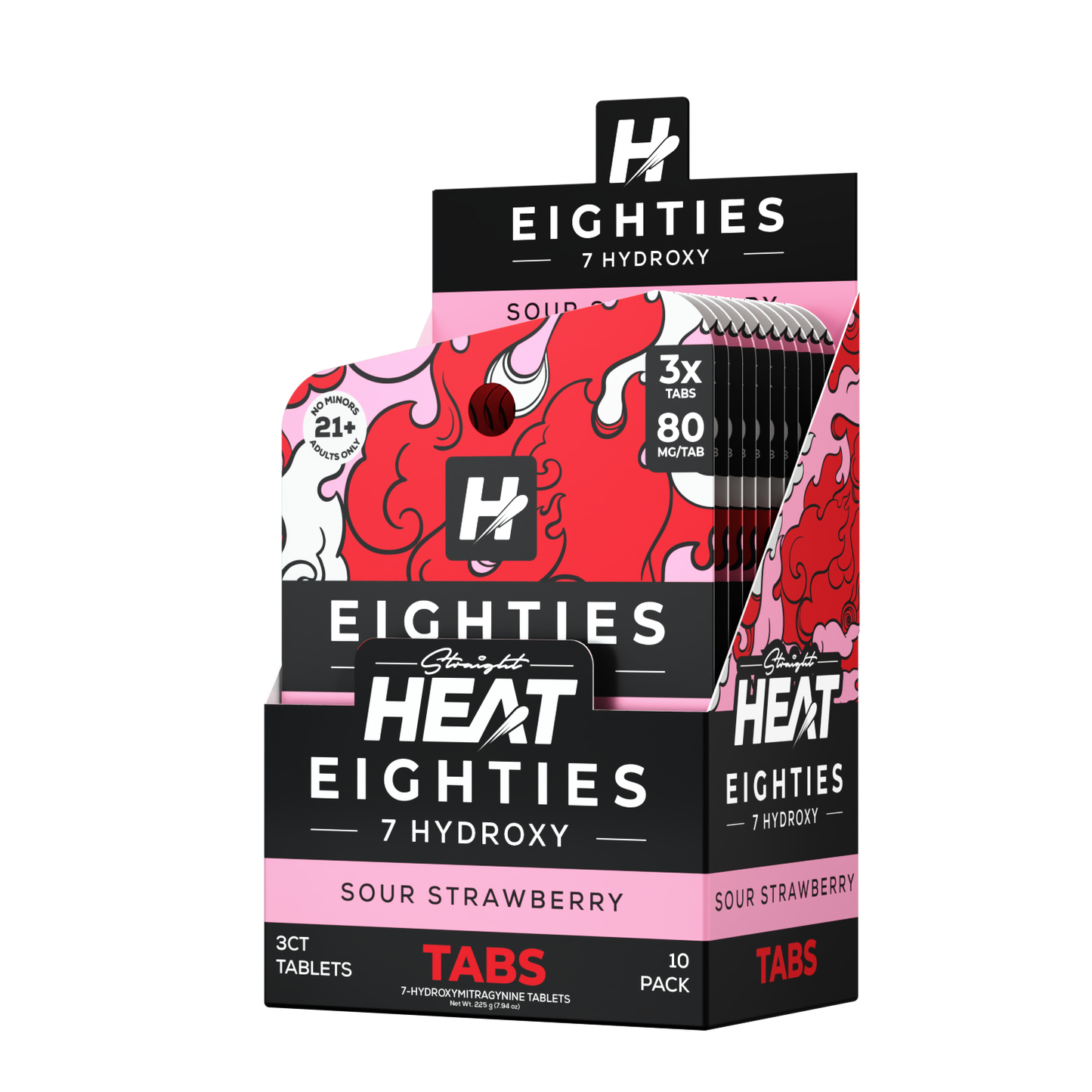 [B2B] EIGHTIES TABS - 7 HYDROXY - 3CT DISPLAY (10 Units)