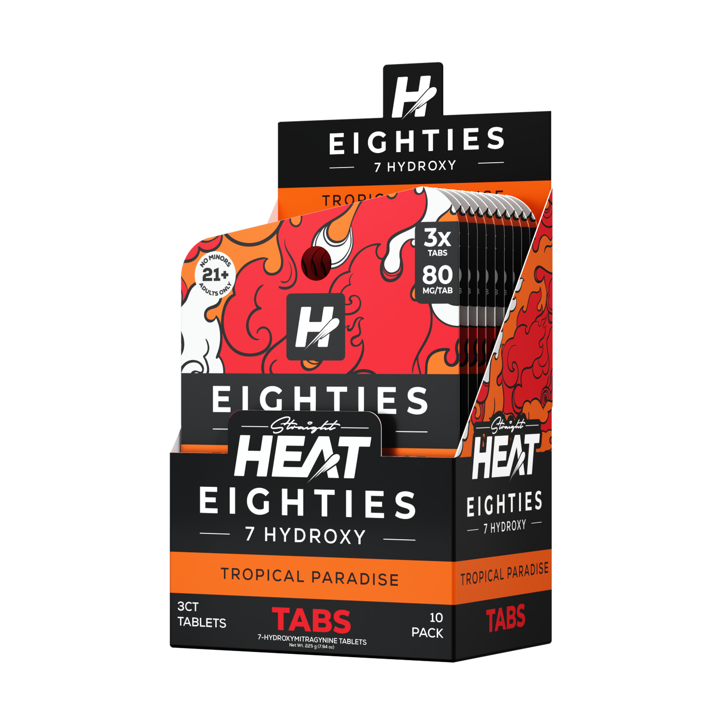 [B2B] EIGHTIES TABS - 7 HYDROXY - 3CT DISPLAY (10 Units)