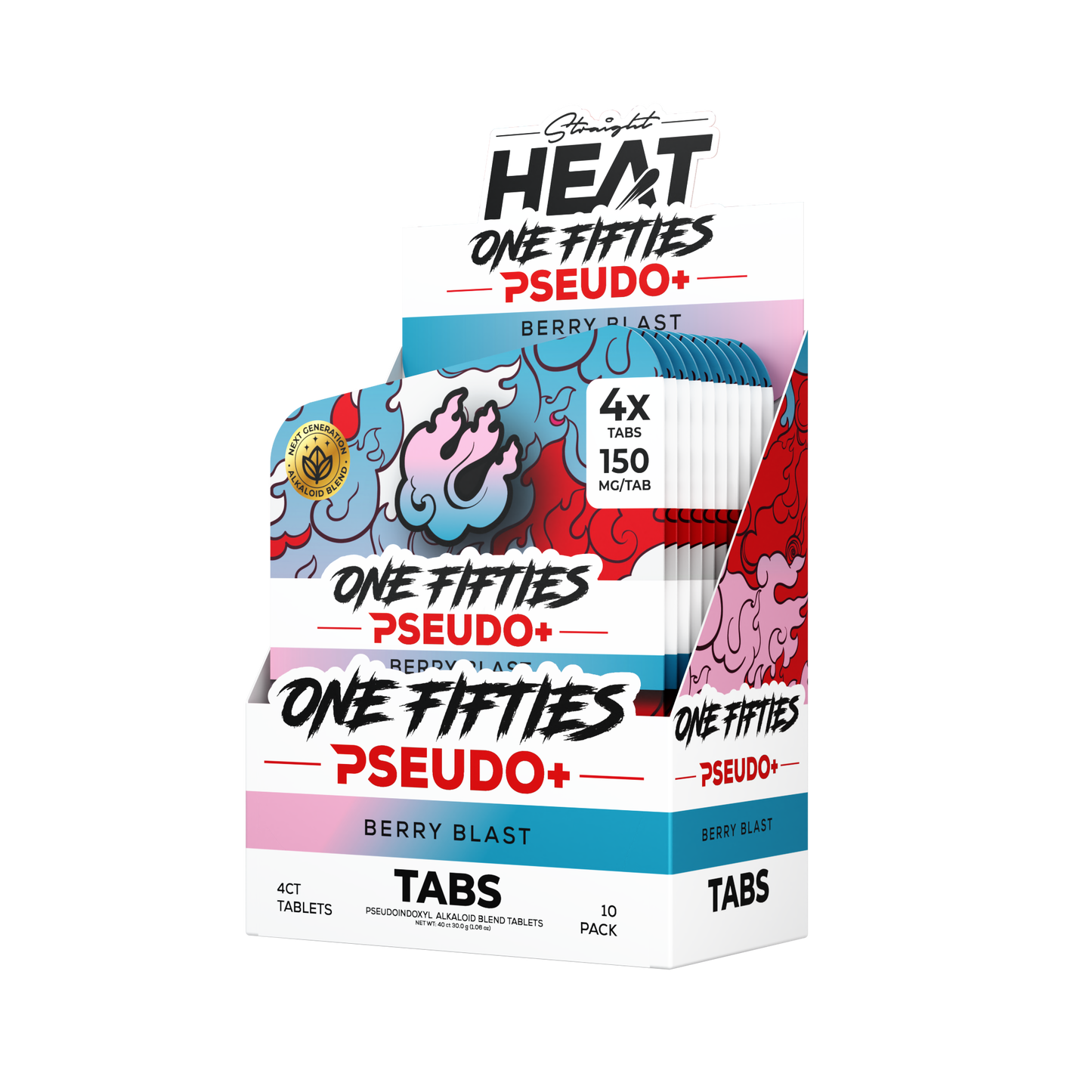 [B2B] ONE FIFTIES TABS - PSEUDO PLUS - 4CT DISPLAY (10 Units)